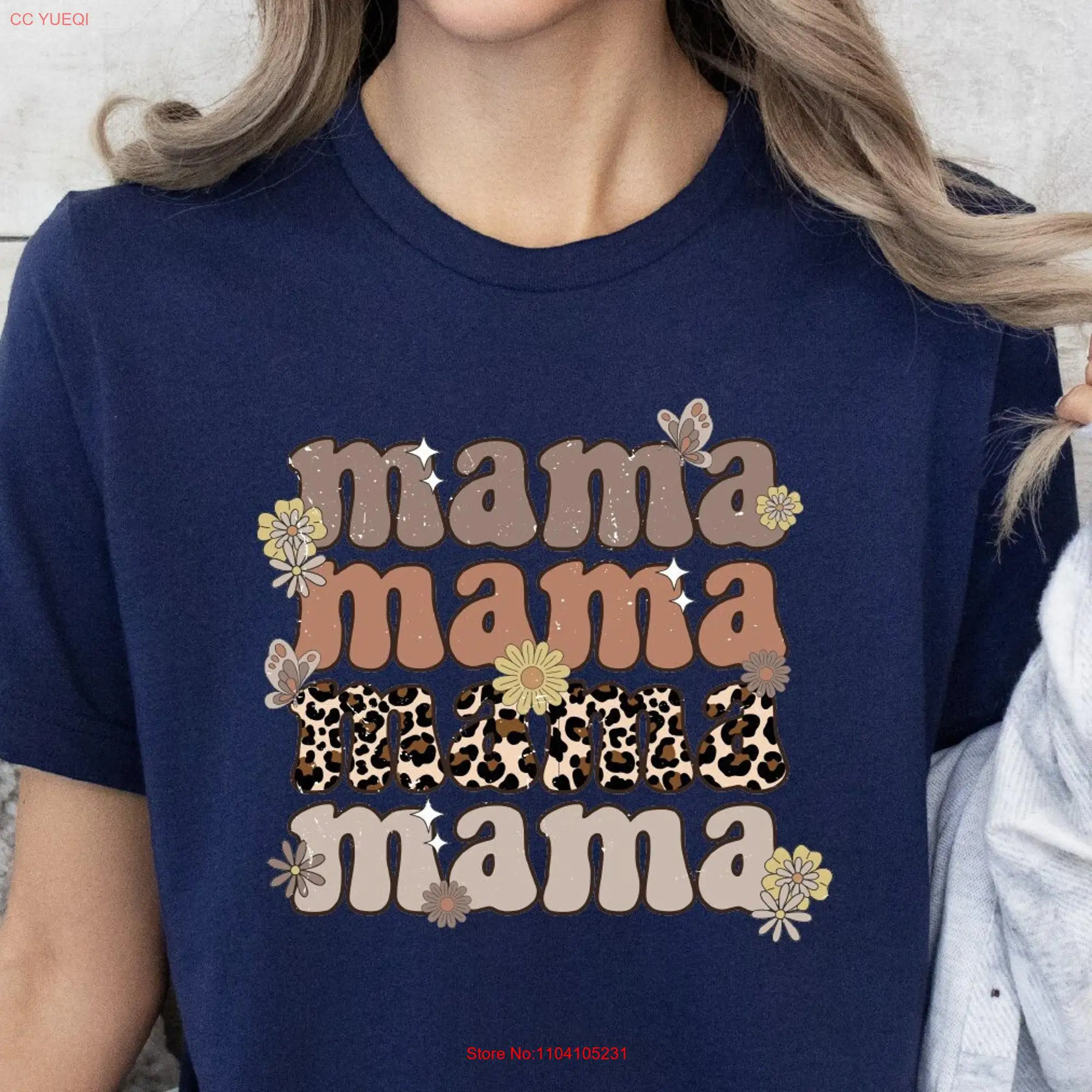 Mama T Shirt For Mothers Day From Daughter Comfort Colors Birthday Her Baby Shower Christmas Mom long or short sleeves