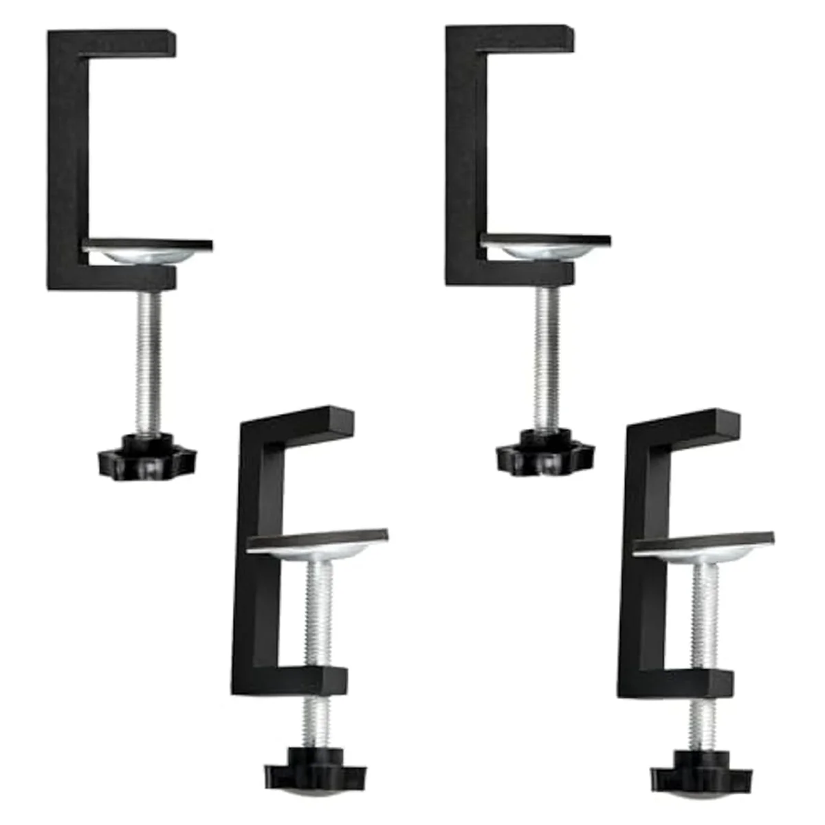 

4pc G Clamps for Woodworking,C-Clamp for Wood Plastic Cutting Drilling Reversed for Workpiece Fixing Hand Tool Parts