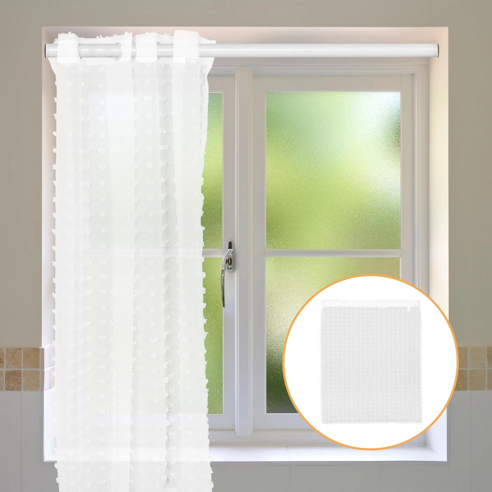 رقيقة شير الستائر 100X250 سنتيمتر ضوء تصفية الشاش الستائر لغرفة المعيشة غرفة نوم مزرعة نافذة الستار ديكور المنزل