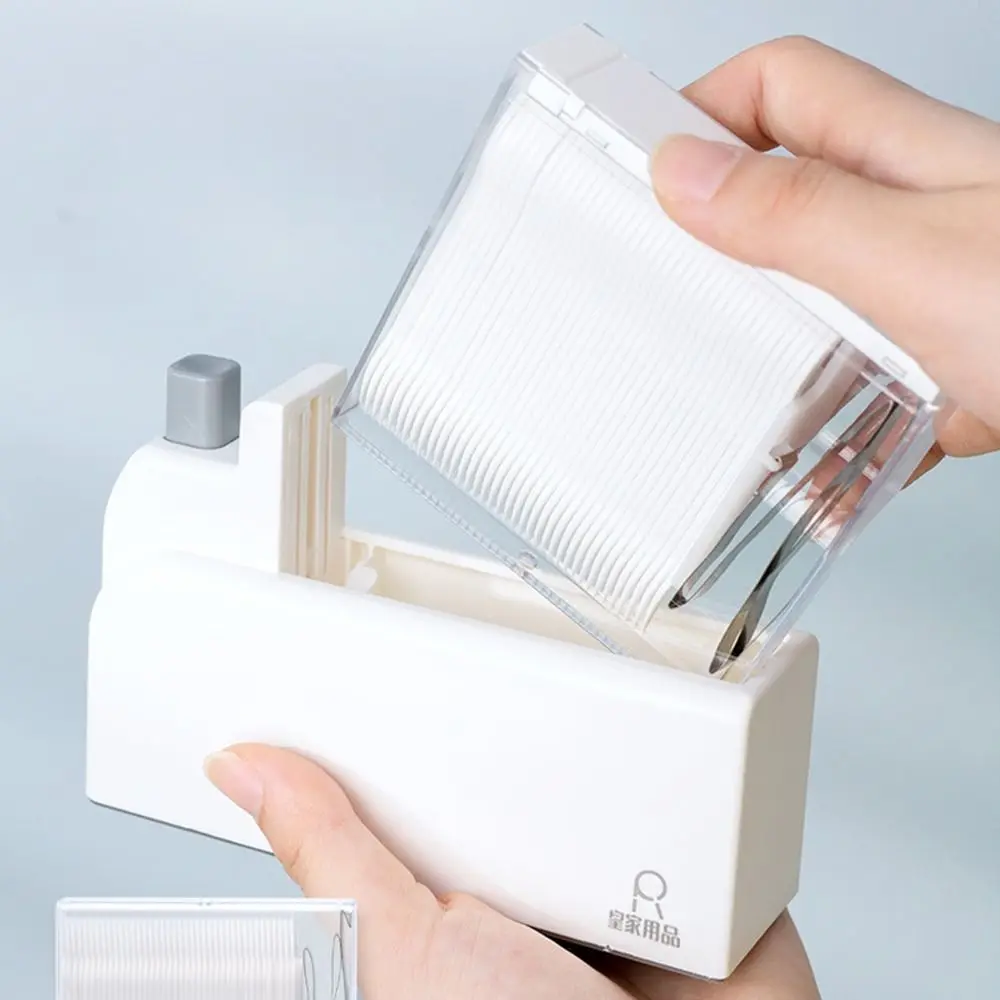 Pop-Up Automatic Dental Floss Storage Box Oral Hygiene Care Portable Dental Floss Pick Dispenser ABS Reusable Teeth Stick Case
