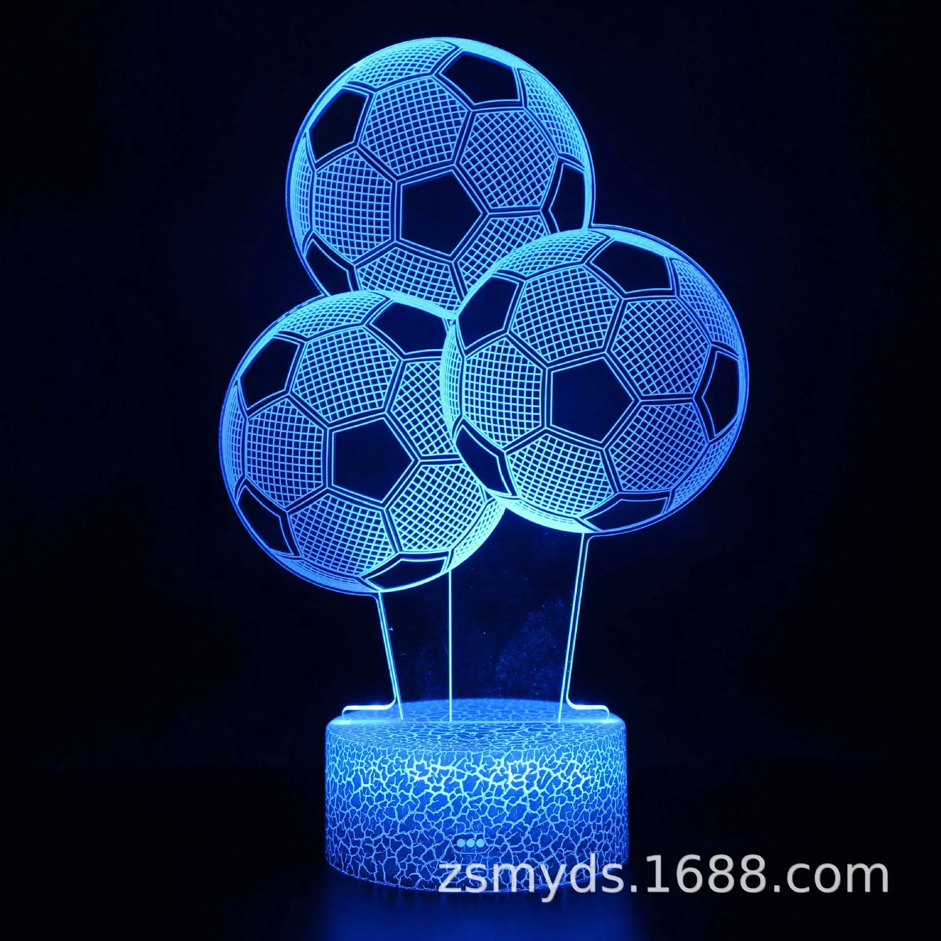 Nighdn Kids Night Light Soccer 3D Illusion Night Lamp Birthday Christmas Football Gift for Boys Girls Bedroom Decoration Lights