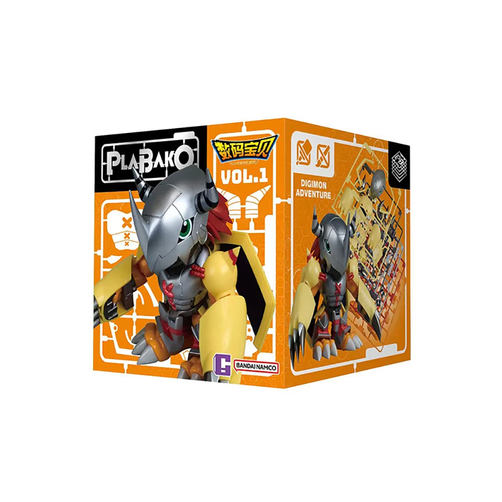 Nowe Oryginalne Figurki BANDAI Plabako Digimon Adventure Vol.1 Seria Blind Box Zabawki Model do Składania z Ruchomymi Elementami Fajne Dekoracje Wyjątkowe Prezenty