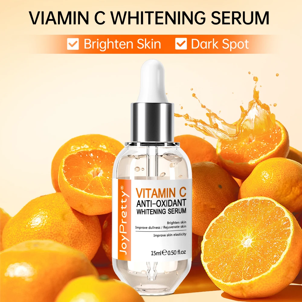 Suero de vitamina C para blanqueamiento Facial, eliminador de manchas oscuras, ácido hialurónico, esencia Facial, cuidado de la piel, belleza,