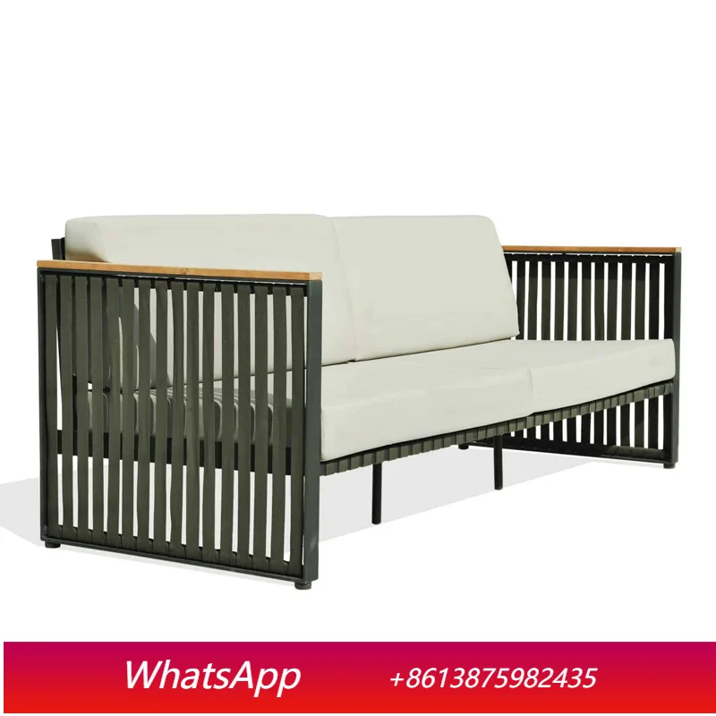 

LT outdoor courtyard living room terrace woven rattan chair combination garden sun room outdoor furniture