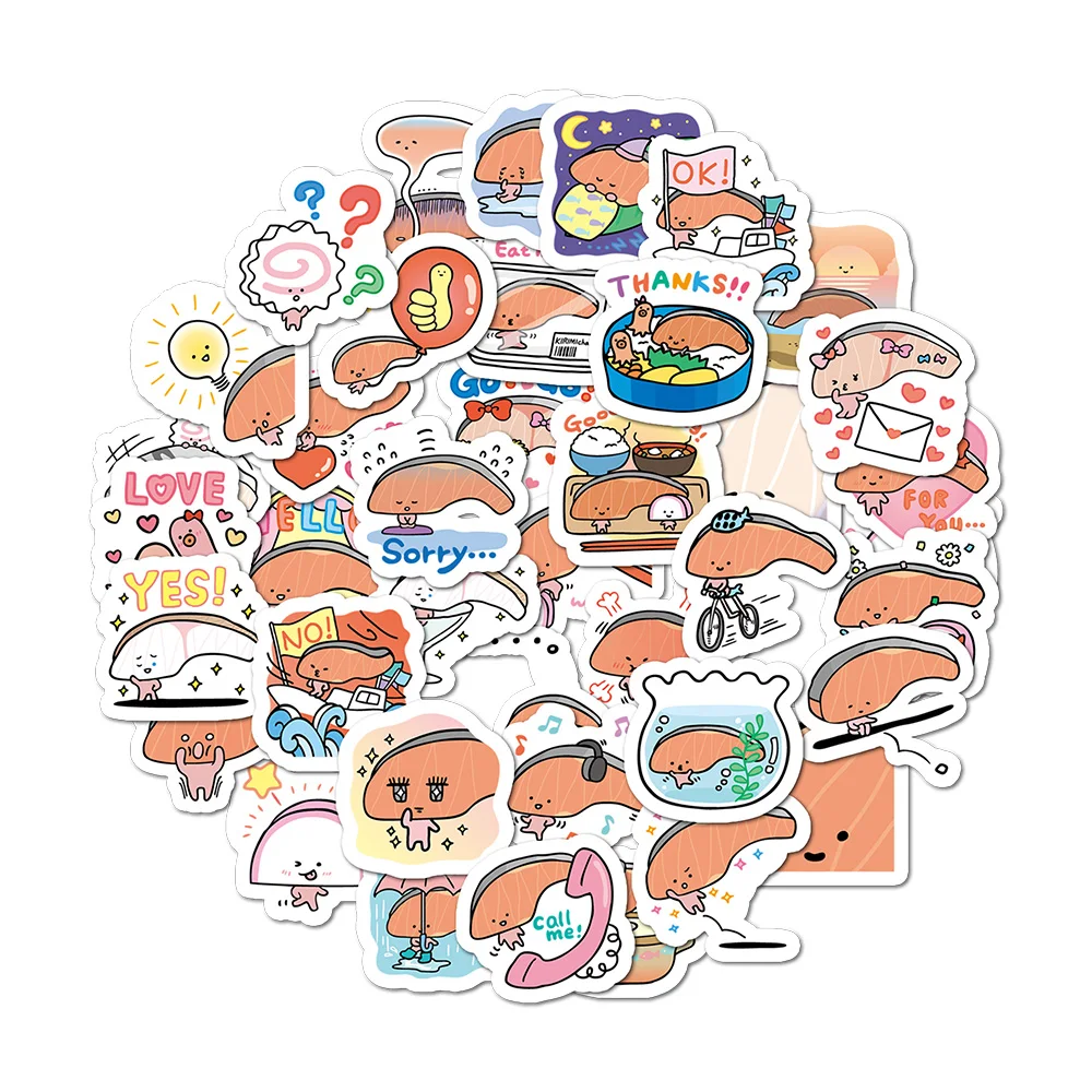 40 Pcs Cartoon KIRIMIchan Stickers Laptop Graffiti Luggage Suitcase Skateboard Phone Cute Sticker Children Decal Gift