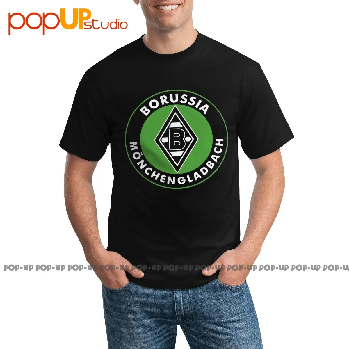 Best Borussia Monchengladbach Germany Bundesliga T-shirt Retro Novelty Streetwear Tee Shirt