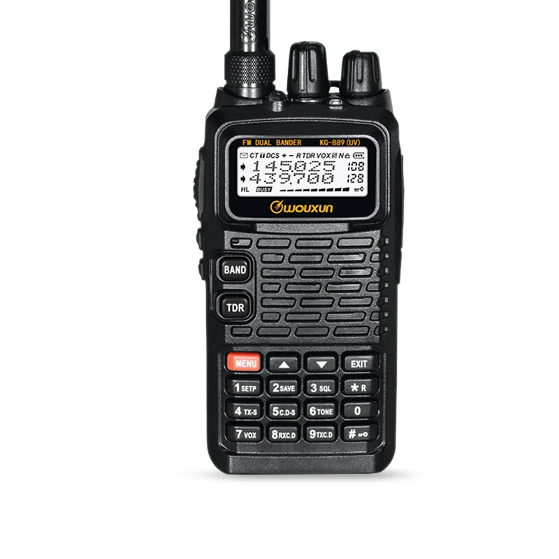 WOXUN KG-889 VHF UHF Ham Radio Dual Band Walkie Talkie With LCD Display