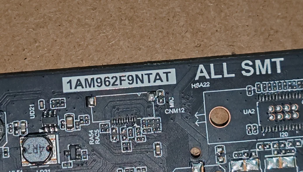 

T.T962D4.781(T) 1AM962F9NTAT WiFi network LED TV motherboard, physical photo, tested well