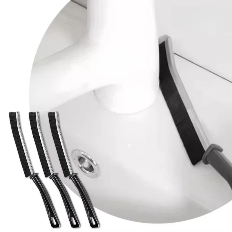 Kit de cepillos multifuncionales para limpieza de huecos, herramienta de limpieza de baño, limpiador de juntas, cerdas duras, utensilio para grietas, 1/2/3/4/5/6 piezas