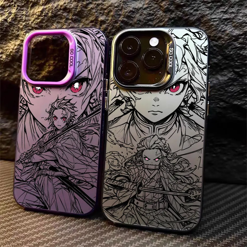 

Demon Slayer Kimetsu No Yaiba Coque For iPhone 17 Air 16e 16 14 15 13 12 11 Pro Max Plus Case 17 ProMax Shockproof Phone Cover