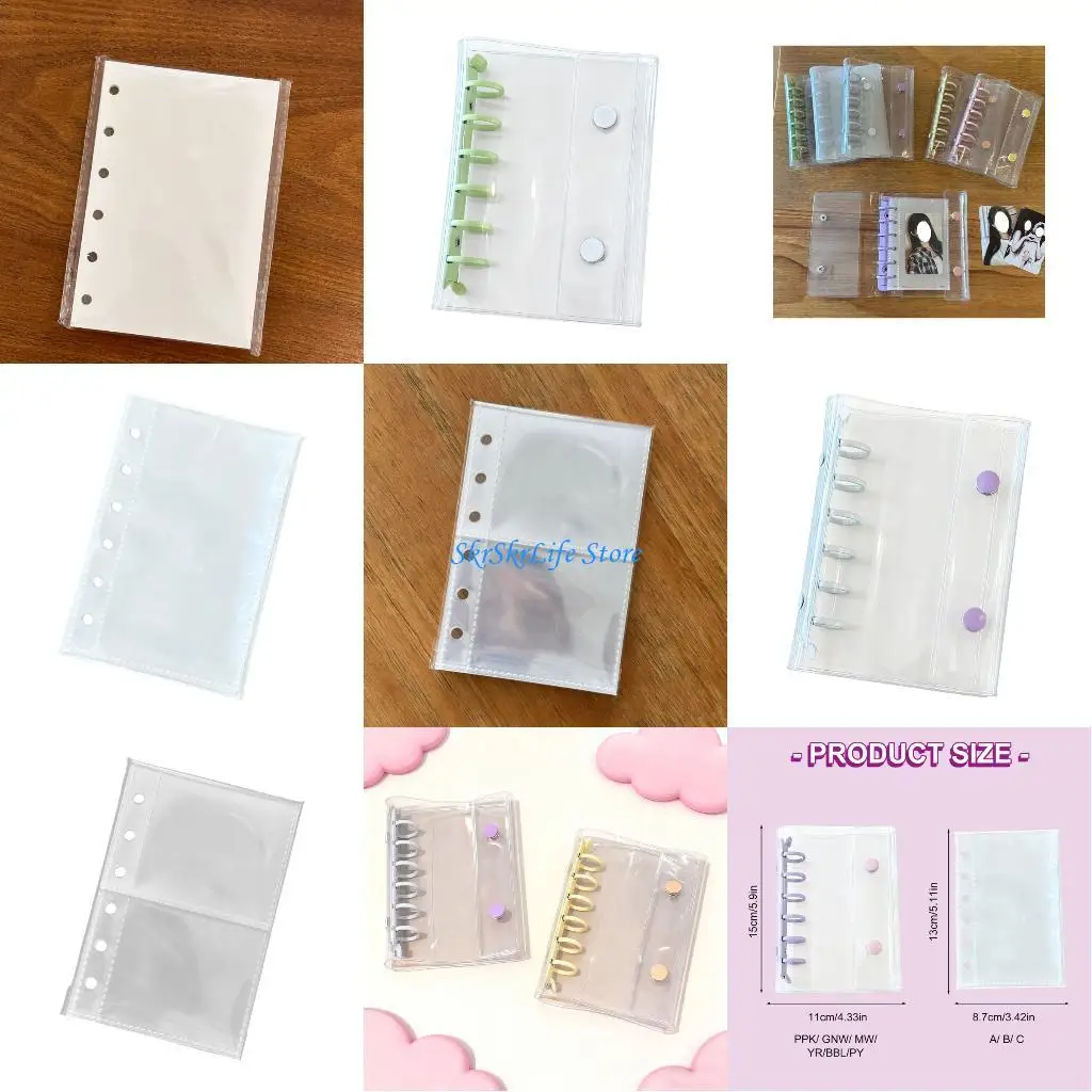 

E65E Refillable Notebook Size Notebook With Removable Pages Friendly Paper Materials For Students and Professional Use