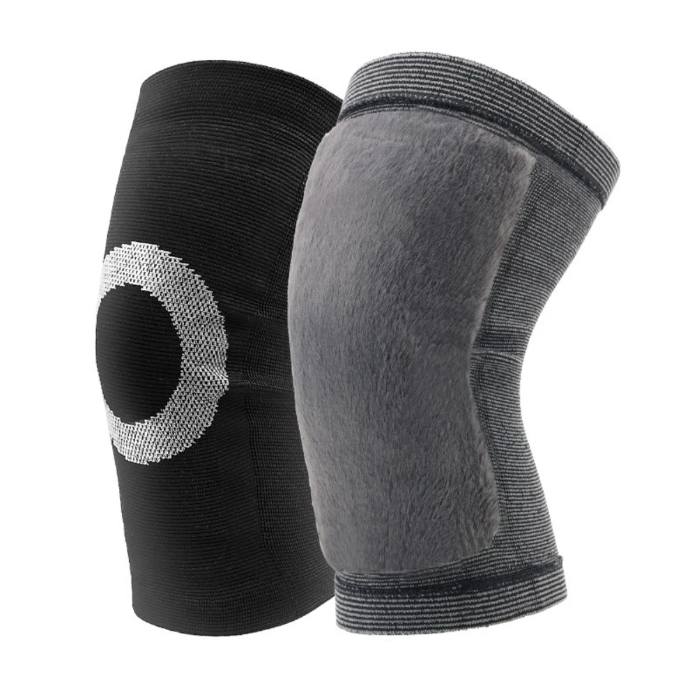 Winter & Autumn Warm Knee Pads - Thick Rabbit Fur-Like for Running, Elderly with Cold Legs (Joint Protection)