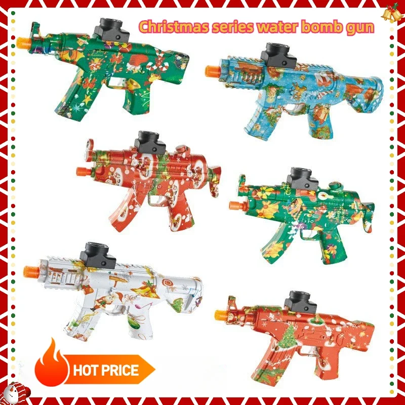 

Electric Pistol Toy Gun Christmas themed safety Soft Bullet For Boys Outdoor Cs Shooting Team Game Child Toy Christmas Gifts