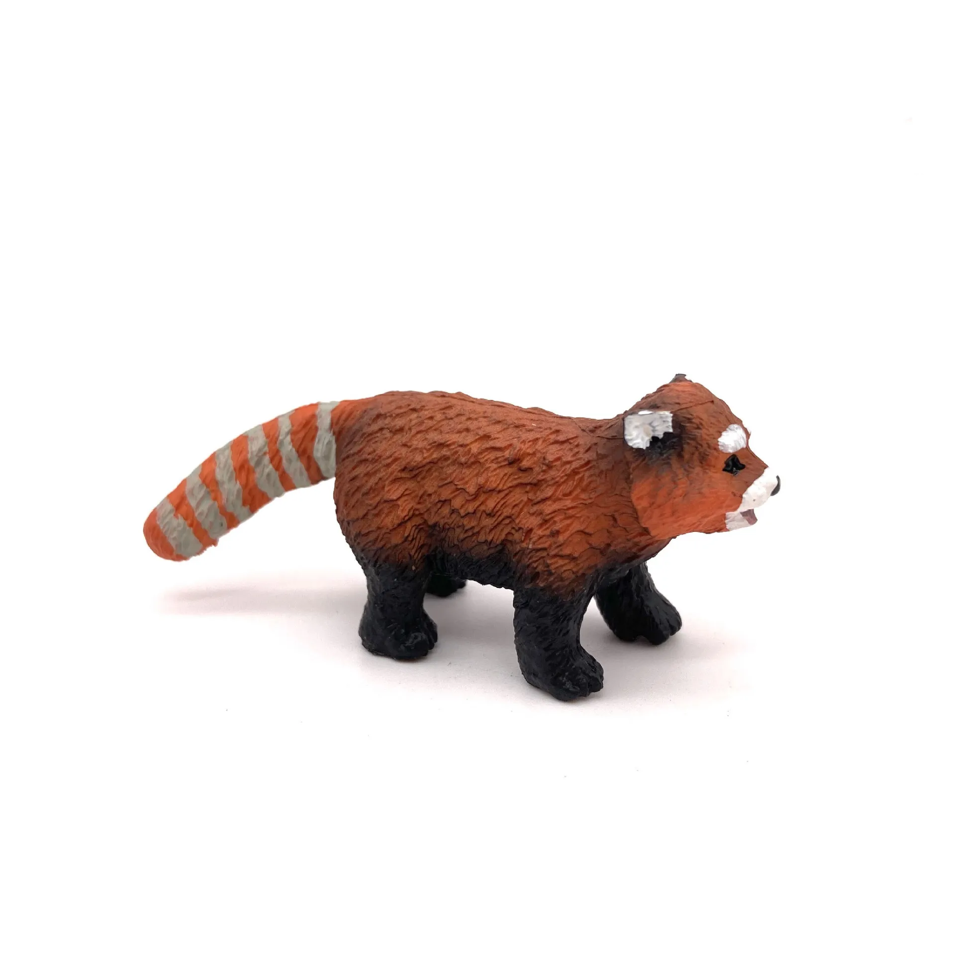 โมเดลของเล่นสัตว์เหมือนจริง แพนด้าแดง แพนด้าเล็ก รูปปั้นพีวีซี ของตกแต่งบ้าน/สำนักงาน ของสะสม ของเล่นเด็ก ของเล่นเสริมพัฒนาการเด็กเล็ก