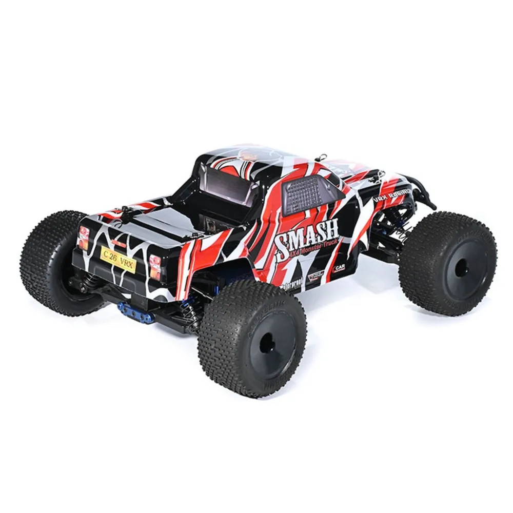 VRX RH1066 1/10 RC Электрический Monster Truck 4WD 60-70 км/ч Высокоскоростные металлические приводные валы Flysky Радиоуправляемый внедорожник с дистанционным управлением