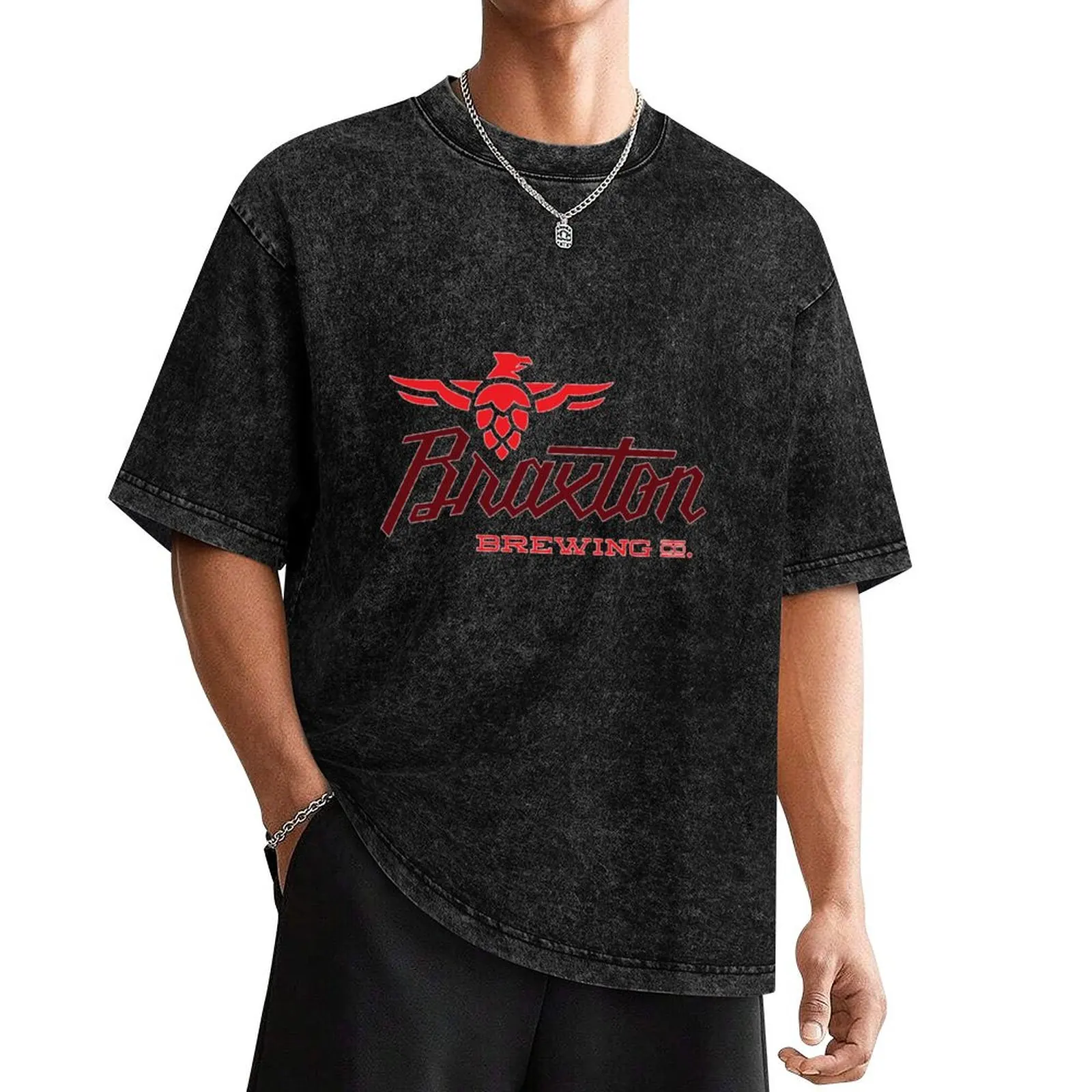 

Braxton Brewing T-Shirt anime man clothes quick drying Men's t-shirt