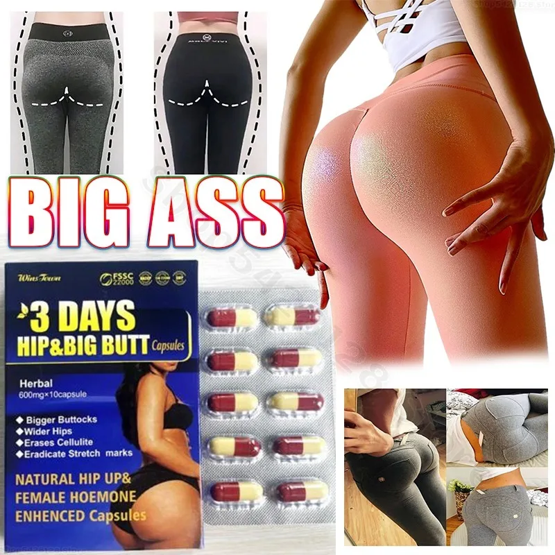 Effectively Plump Buttocks, Firm and Lift Without Side Effects，Pure Plant Extract 3-day Butt Enlargement Product