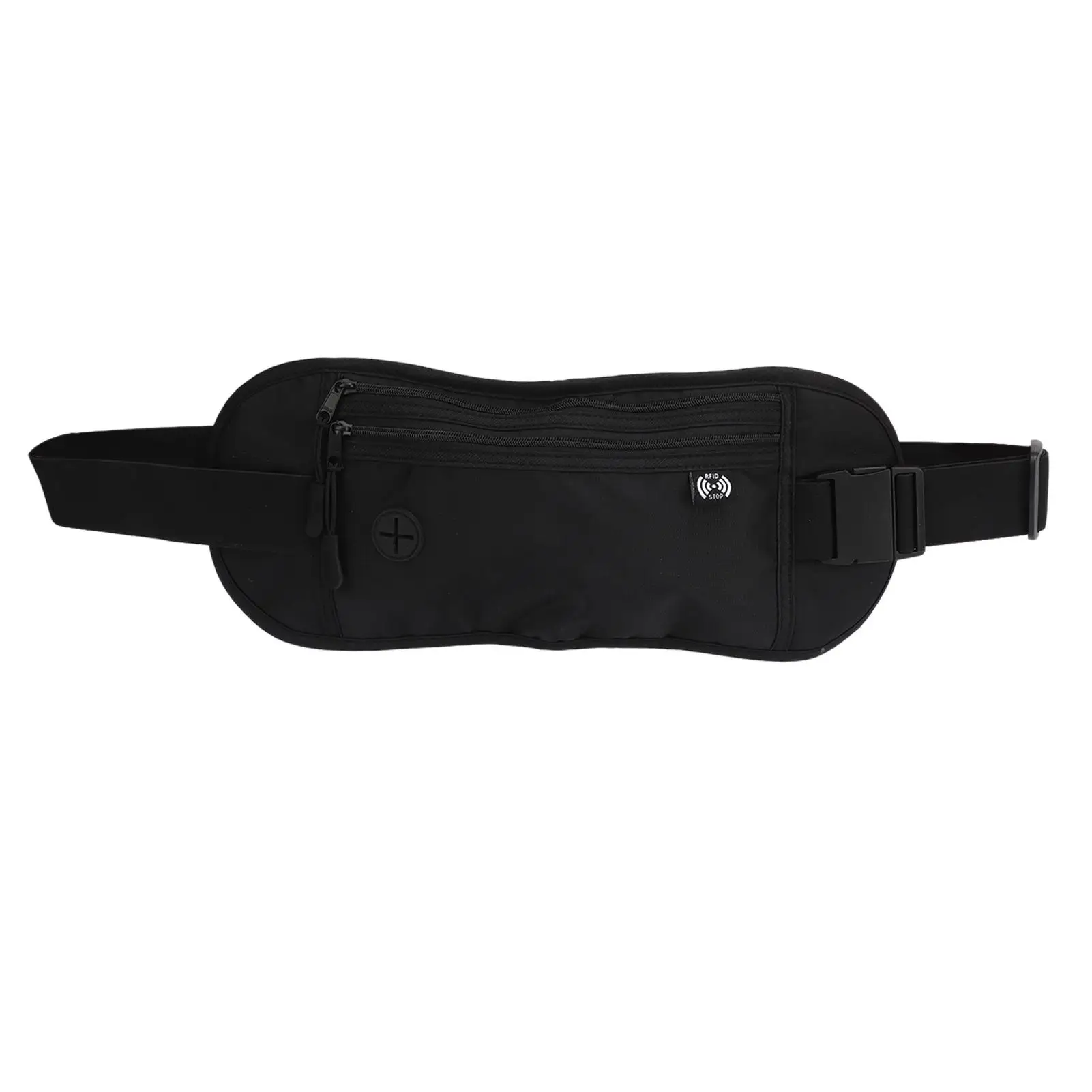 Waterproof Running Waist Pack for cycling | 2-Layer Zipper Pocket Sports Bag