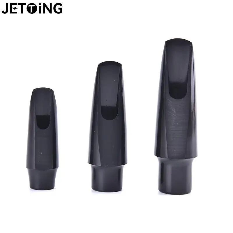 Saxophone professionnel Soprano/Tenor /Alto, embout en plastique ABS, accessoires d'instruments de musique noirs, 1 pièce