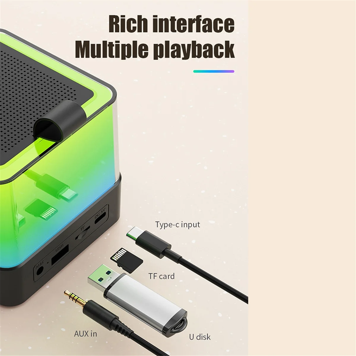 Efficient Wireless Bluetooth Microphone Speaker B