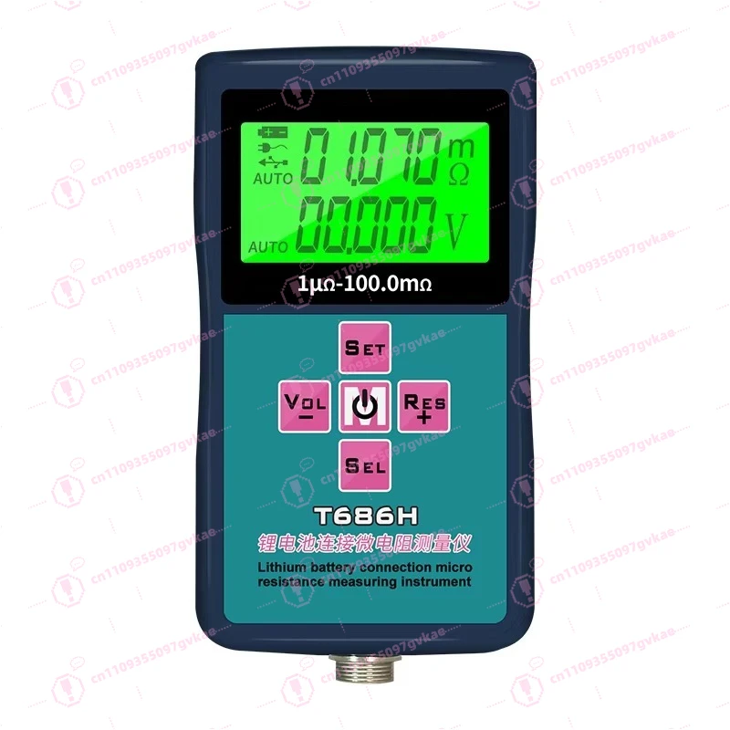 

Измеритель микротоков и сопротивления для литиевых аккумуляторов T686H, измерение напряжения постоянного тока и сопротивления