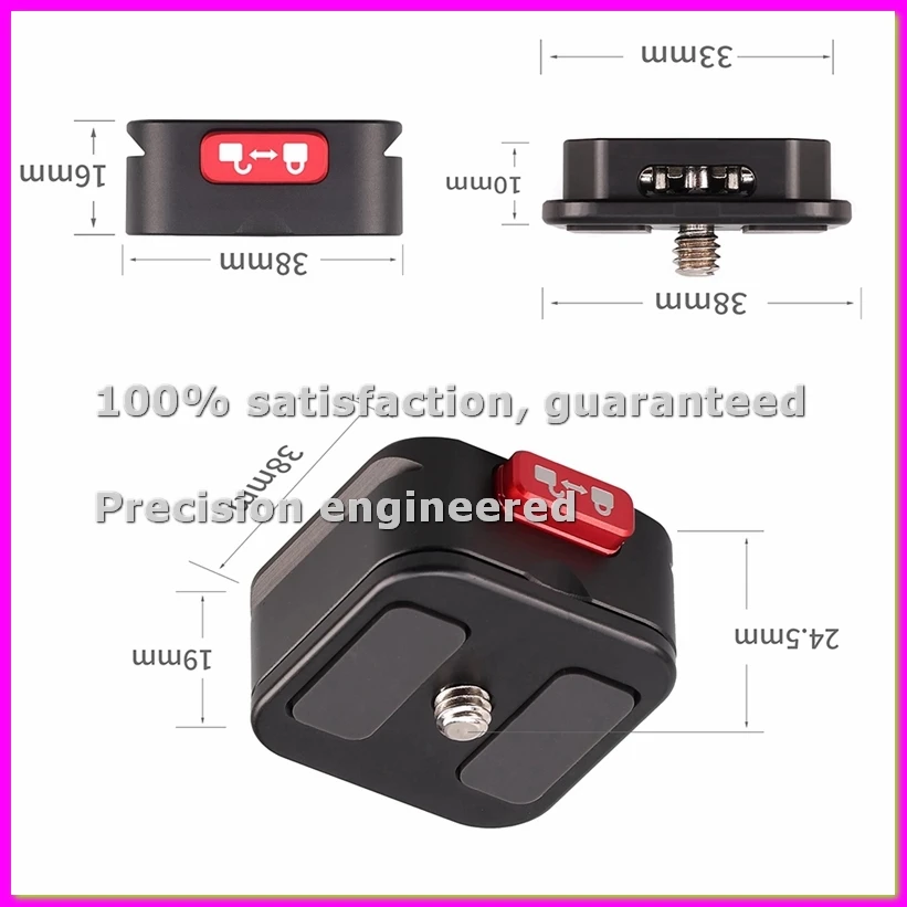 

Quick Release Plate Kit QR Plate Camera Mount Adapter , Camera Tripod Mount Claw for /// Cameras-ELEC