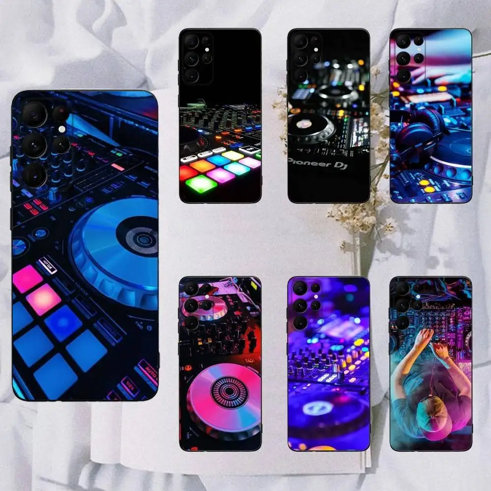 

DJ Mixer Music Phone Case For Samsung Galaxy A13,A21s,A22,A31,A32,A52,A53,A71,A80,Soft Black Shell