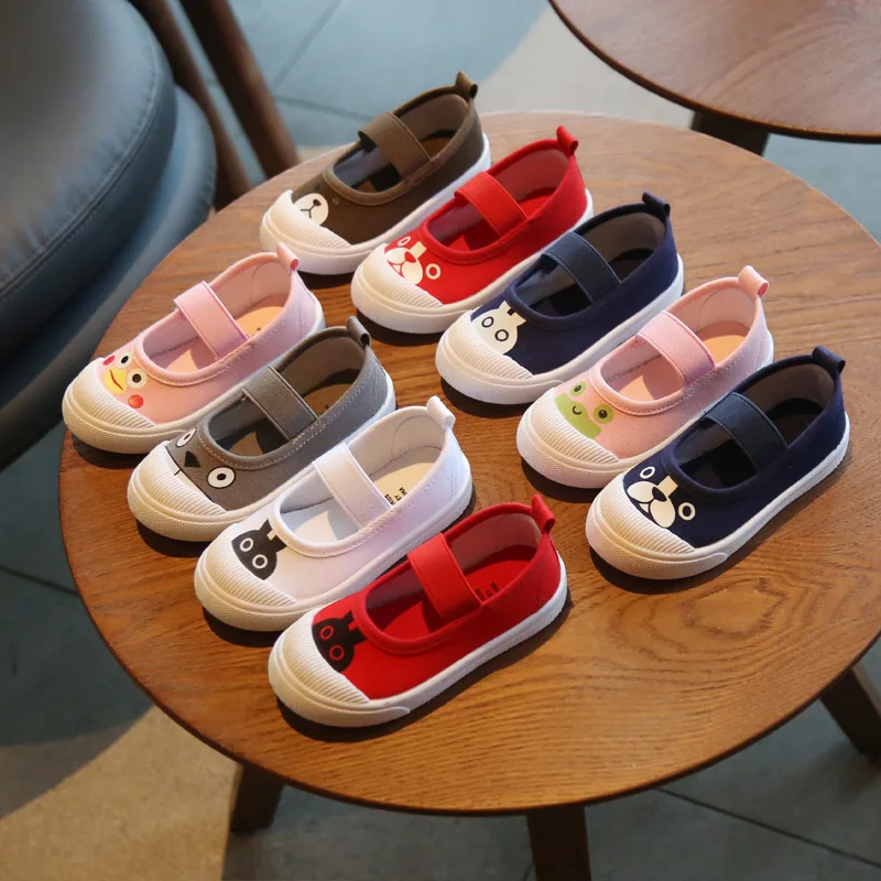 Tennis Child Sneaker Boy/gril 2023Spring New Cute Casual Kid Shoe Korean Unisex Shoe Versatile Canvas Shoe Kid Flat Casual Shoe