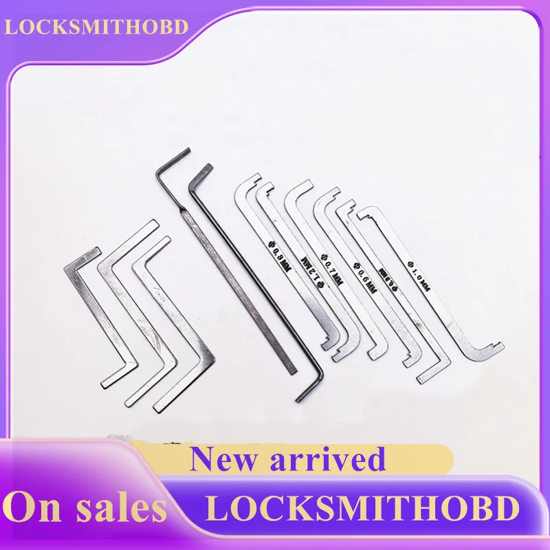

1pcs/6 pcs/11 pcs Lock Tension Wrench Replacement Turning Tool Locksmith Tool