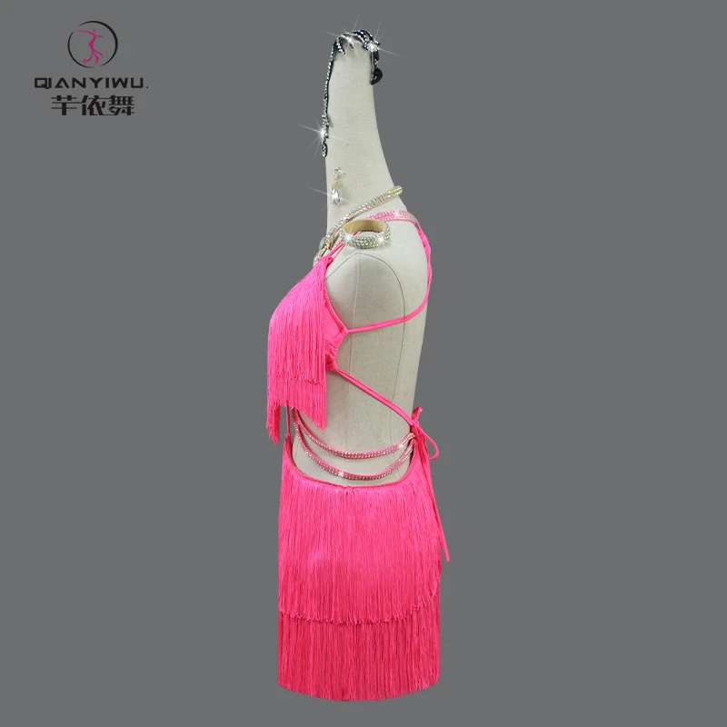 Vestido de Baile Latino 2026, para Adultos, Sexy, para Competencia, Fiesta, Actuación, Ropa Deportiva, para Práctica, para Chicas competicion flamenco urbana fiesta vestuario latinos cortos bailes samba falda lentejuel