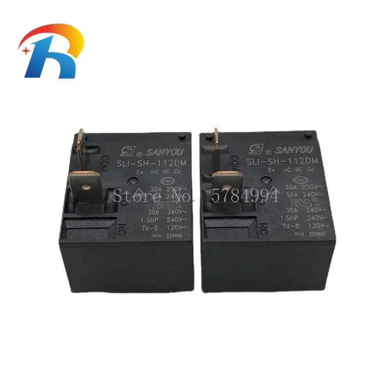 

20PCS 100% New Power Relay SLI-S-112DM SLI-S-124DM DC12V 24VDC 4Pin 30A 250Vac SLI S 112 124DM A set of normally open