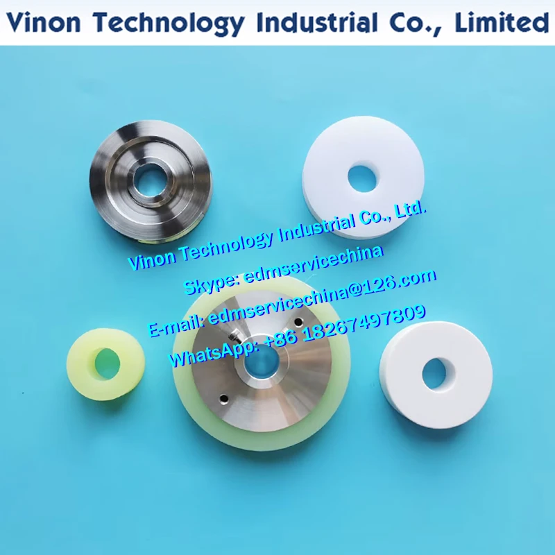 Sodic für AQ535L, AQ327L, AQ537L, AQ325L, AG400 Drahtschneidemaschine, EDM-Rollen, Keramik-/Gummi-/Urethanrolle 3052979 118407E 118402A – Detail 2