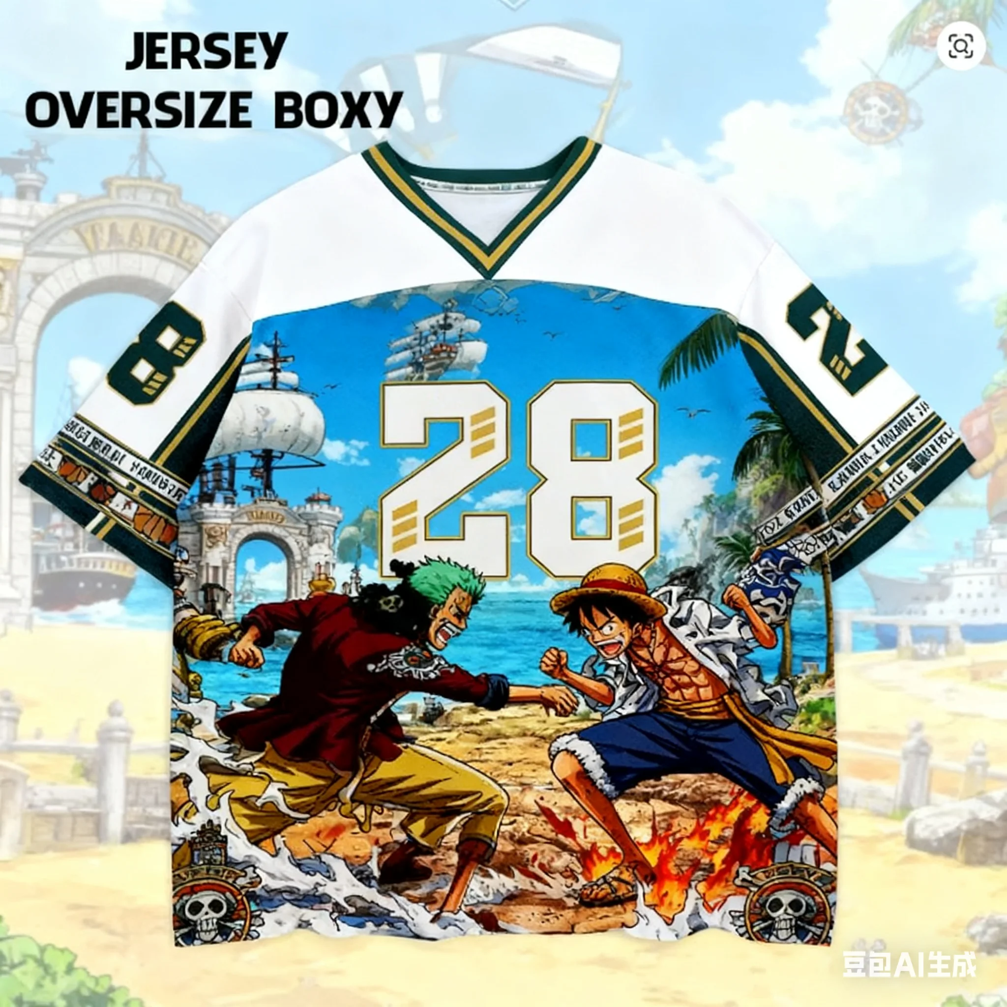قميص صيفي جديد لعام 2026 من بانداي أنيمي ون بيس لوفي، تي شيرت فضفاض بطباعة ثلاثية الأبعاد للبالغين والأطفال، ملابس متعددة الاستخدامات
