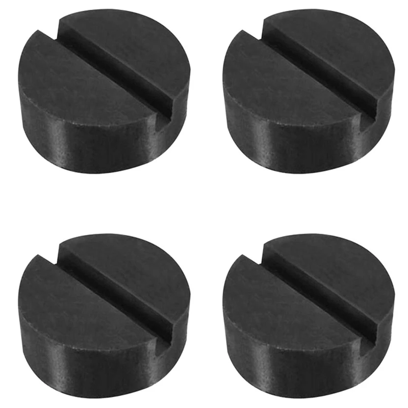 

4X Rubber Disc Pad Car Vehicle Jacks Jack Pad Frame Protector Rail Floor Jack Guard Adapter Tool Jacking Lifting Disk