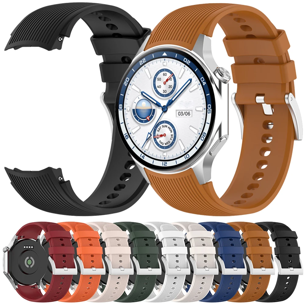 

Silicone Strap For Oppo Watch X X2 No Gaps Original Bracelet Replaceable Wristband for OnePlus Watch 3 2 2R Sport Watchband Belt