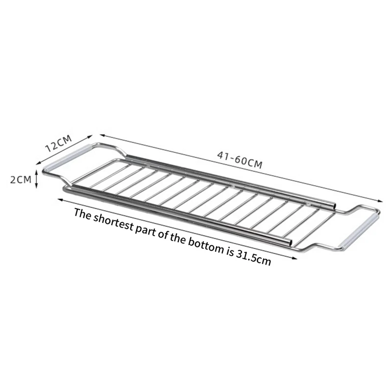 Cozinha Retrátil Pia Rack De Armazenamento, Dreno De Pano, Filtro Doméstico, Pratos, Frutas e Legumes