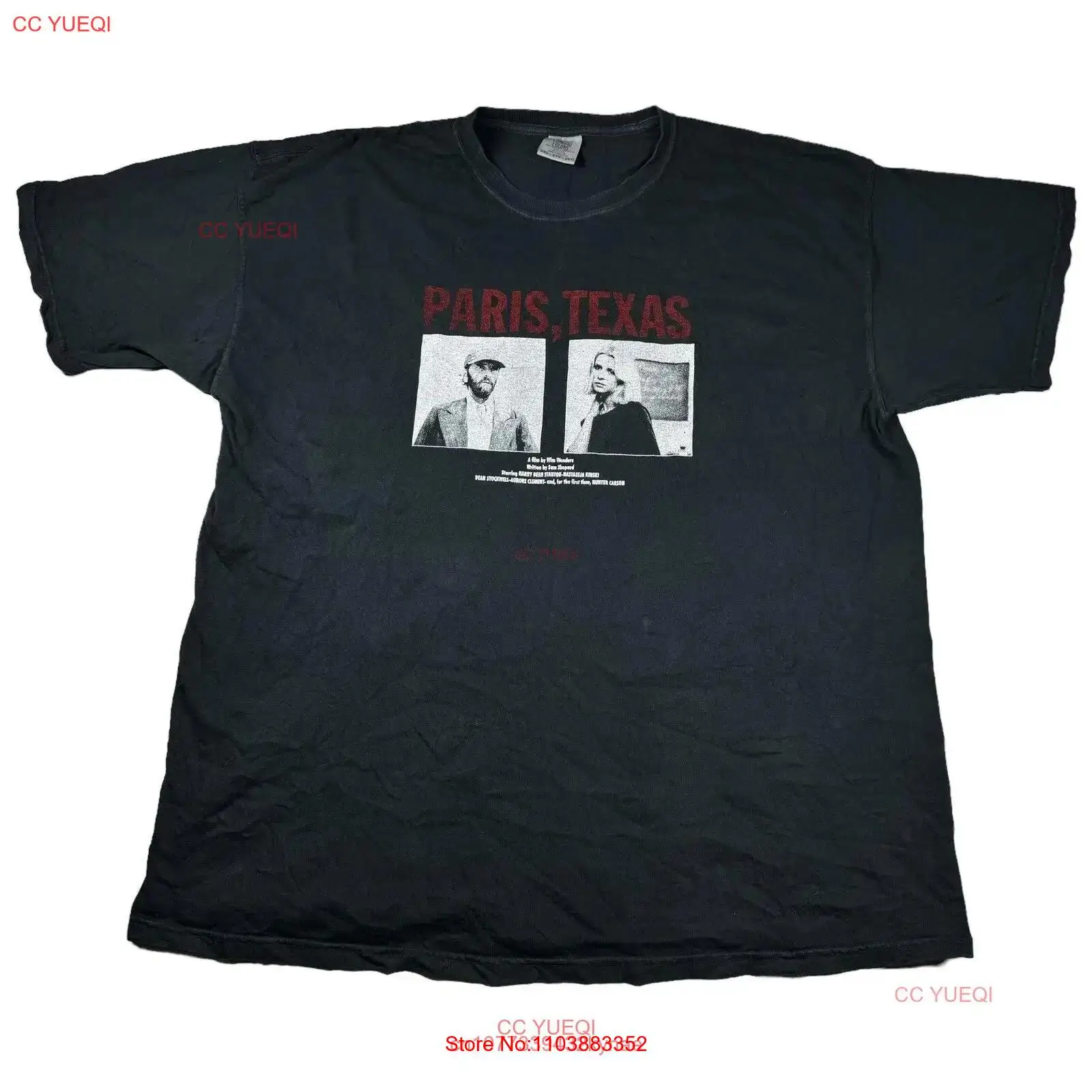 Paris texas 1984 film t shirt sz xxl wim wenders werner herzog david lynch lange oder kurze ärmel