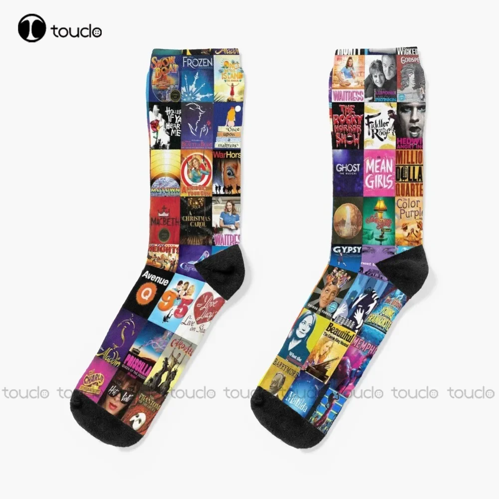 

Broadway Theater Socks Halloween Socks Personalized Custom Unisex Adult Teen Youth Socks Halloween Christmas Gift Fashion New