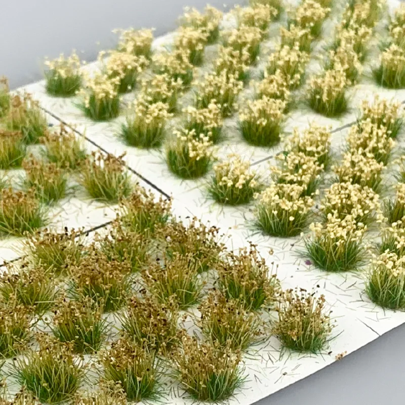 

Miniature Bushes Grass Cluster Model ABS Shrub Vegetation Materials For Military Building Sand Table Landscape Diorama Kits 1Box