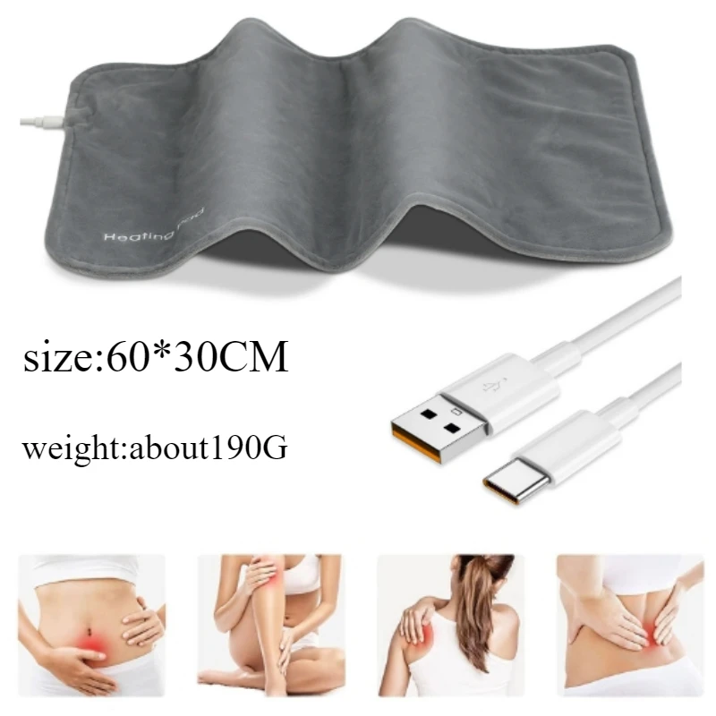 

Electric Heating Blanket Graphene Hand Warmer Fast Heated Hand Warm Bag Lumbar Leg Heating Pad Washable Super Soft Pad