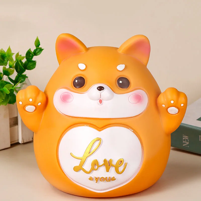 Safe Originality Money Box Children Light Luxury Animal Anime Pendant Money Box Minimalism Living Room Skarbonka Home Decoration