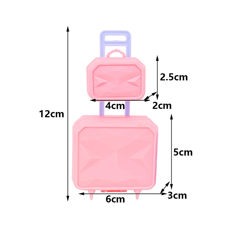 Storage Box DIY Accessories Toys A Variety Of Color Matching Suitcases Suitable For 18-inch Dolls 43cm Newborn Baby Dolls