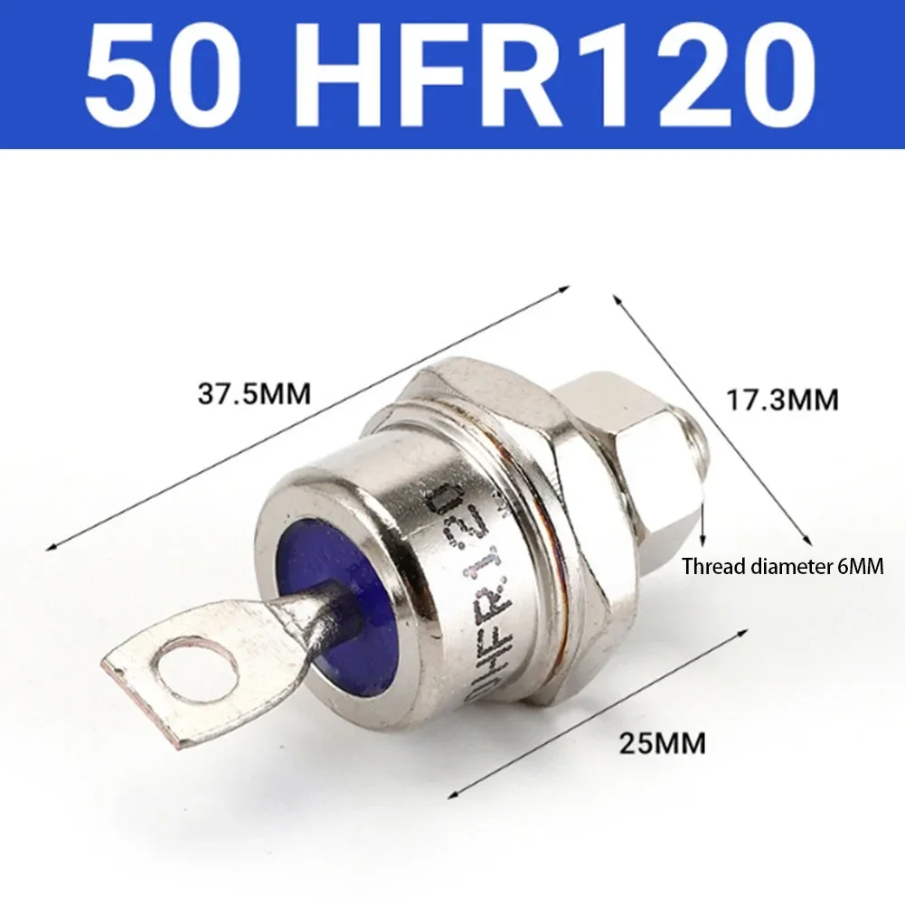 85A/70A/50A/40A/25A 1200V Positieve Kathode/Negatieve Anode Stud Mount Diode Gelijkrichter voor Batterij Opladen Lasmachines