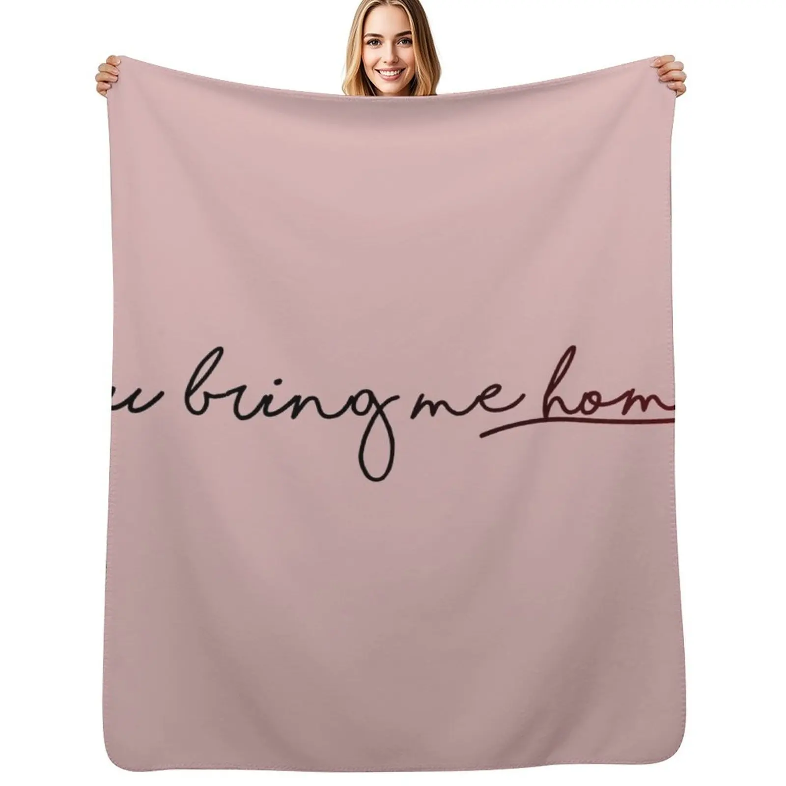 

You Bring Me Home - Sweet Creature - HS Throw Blanket Sleeping Bag Plaid on the sofa Loose Furry Blankets