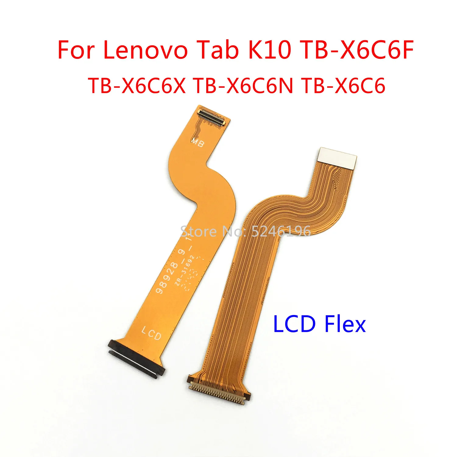 1 pçs display lcd conector de cabo flexível para lenovo tab k10 TB-X6C6F TB-X6C6X TB-X6C6N TB-X6C6 substituir parte