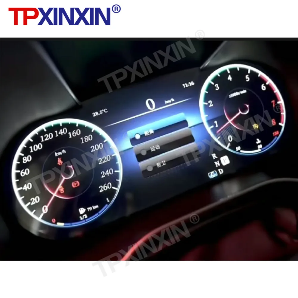 

12,3-дюймовый ЖК-прибор для Mercedes Benz CLA GLA, автомобильный виртуальный кабин, цифровой спидометр, панель приборной панели, кластер