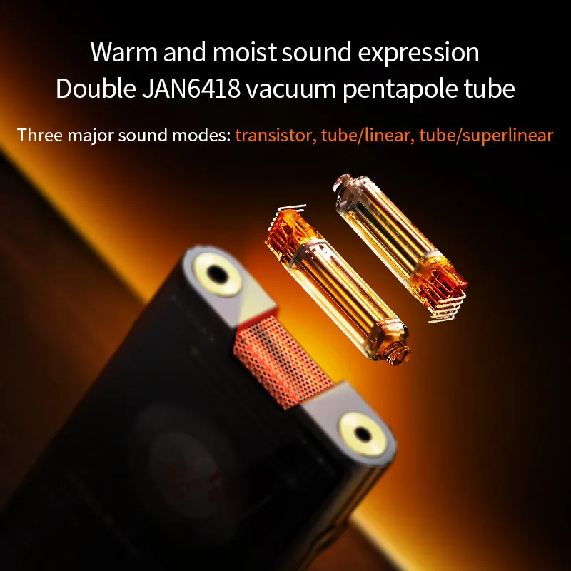 SHANLING M8T Tube Portable HIFI Music Player Android High-Resolution MP3 Bluetooth Walkman 2* 4191EQ 2* 4499EXDAC chips