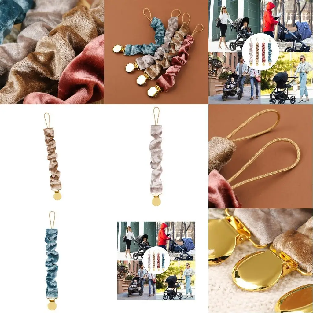 

Baby Soother Strap Lightweight Polyester Pacifier Clip Chain Organiser for Kids L8RB