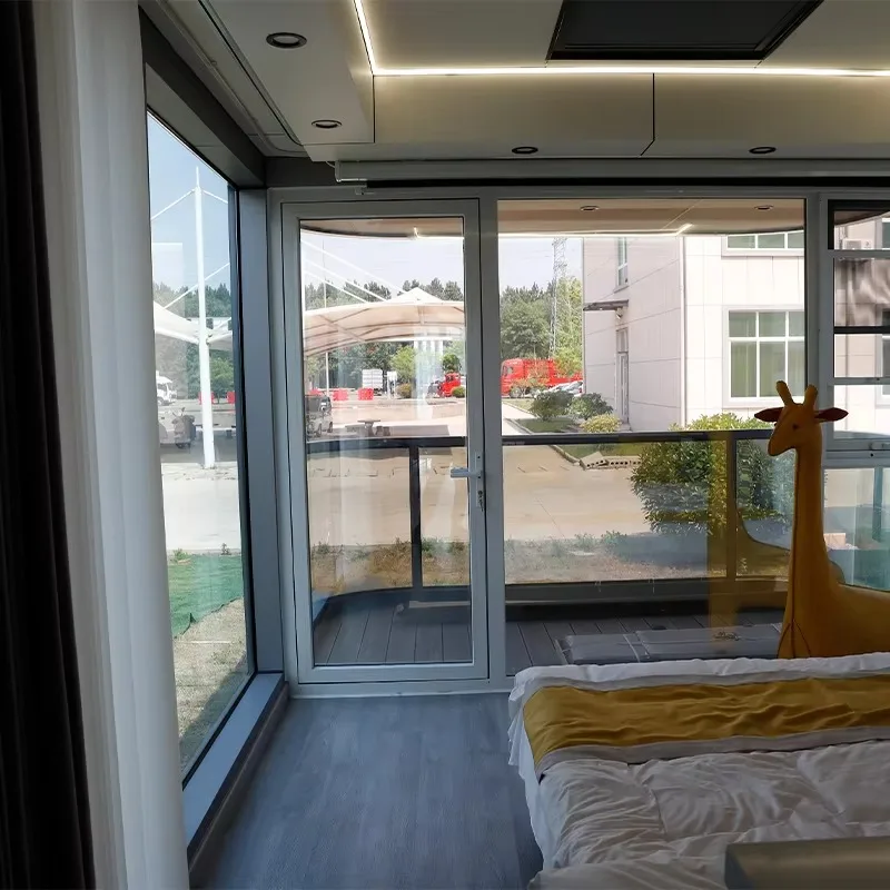 Villa mobile prefabbricata impermeabile per uso domestico moderno, supporti residenziali prefabbricati