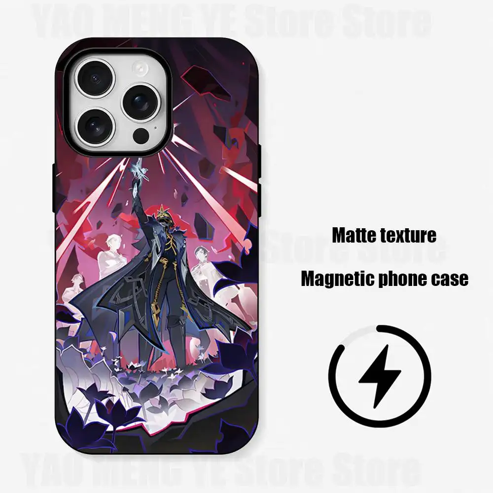 Cute Itto V-Varka Capitano Anime For Iphone 17,16,15,14,13,12,11 Pro Mini Max XS Case Frosted Magnetic Shockproof Cover